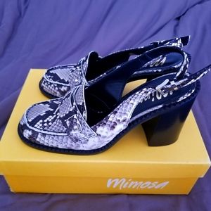 Mimosa sling back shoes, size 7.5